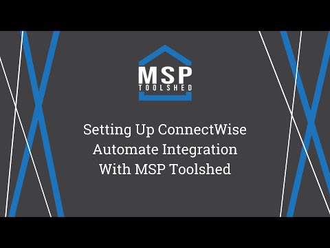 Tutorial - Setting up ConnectWise Automate Integration