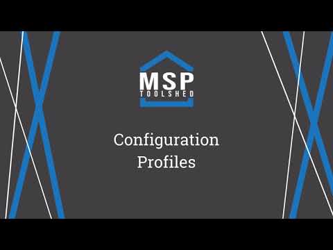 Tutorial - Configuration Profiles
